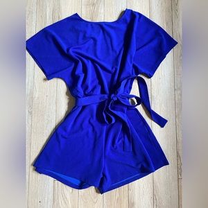 Cobalt blue romper, size XL